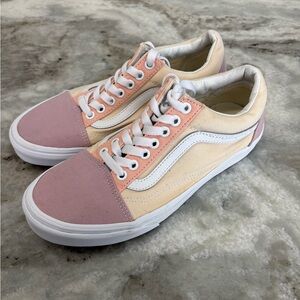 VANS Old Skool Pastel Block Multi Size 8 Women Men 6.5 Skater Sneakers Shoes